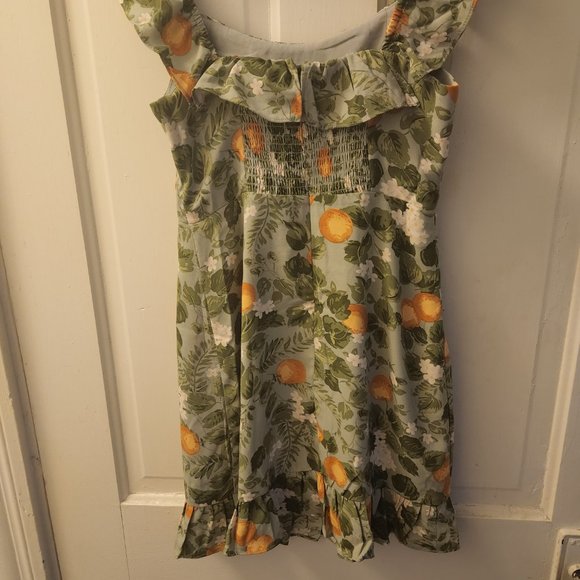 Oranges-All-Over Mini Dress - Picture 5 of 5